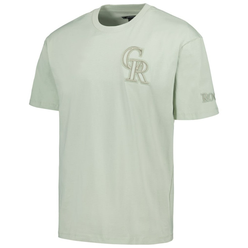 Colorado Rockies Pro Standard Oversized Neutral CJ Dropped Shoulders T-Shirt - MLB