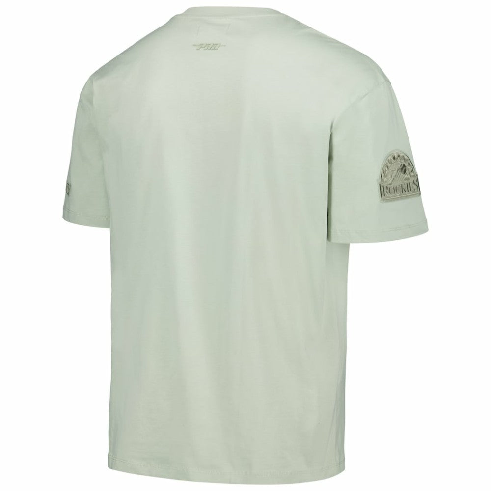 Colorado Rockies Pro Standard Oversized Neutral CJ Dropped Shoulders T-Shirt - MLB