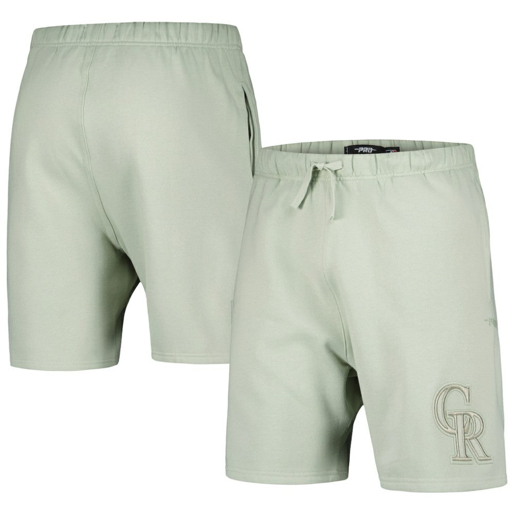 Colorado Rockies Pro Standard Neutral Fleece Shorts - MLB