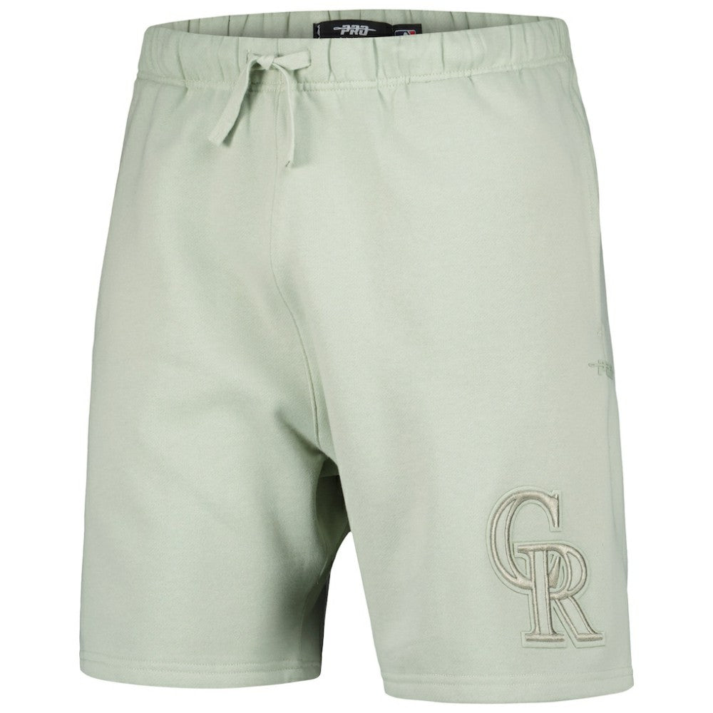 Colorado Rockies Pro Standard Neutral Fleece Shorts - MLB