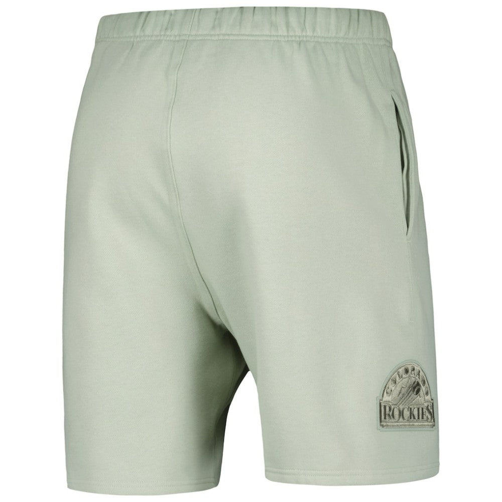 Colorado Rockies Pro Standard Neutral Fleece Shorts - MLB