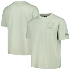 Miami Marlins Pro Standard Oversized Neutral CJ Dropped Shoulders T-Shirt - MLB