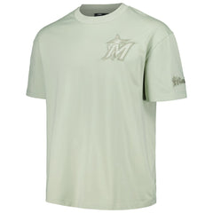 Miami Marlins Pro Standard Oversized Neutral CJ Dropped Shoulders T-Shirt - MLB
