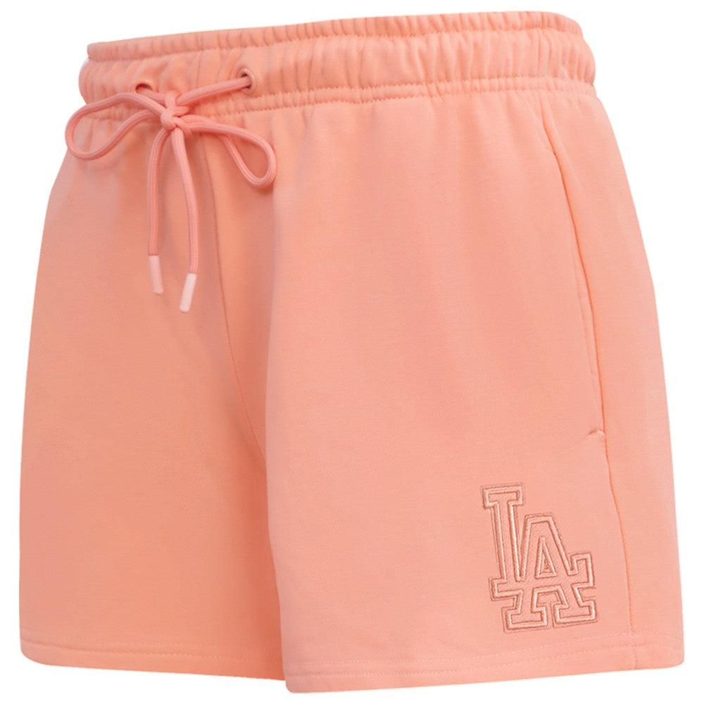 Los Angeles Dodgers Pro Standard Women's Neutral Fleece Shorts - MLB