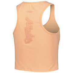 Atlanta Braves Pro Standard Women's Neutral Fitted Racerback Tank Top - MLB