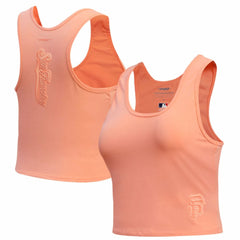 San Francisco Giants Pro Standard Women's Neutral Fitted Racerback Tank Top - MLB