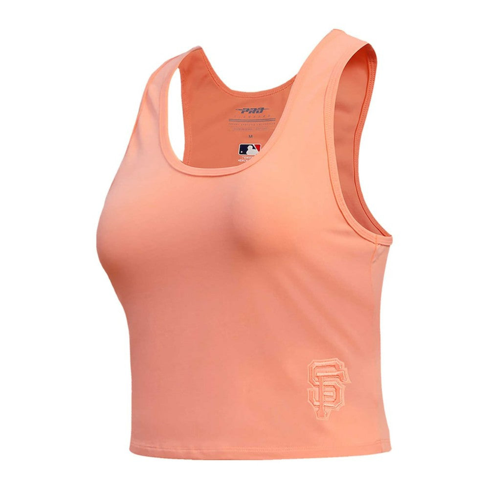 San Francisco Giants Pro Standard Women's Neutral Fitted Racerback Tank Top - MLB