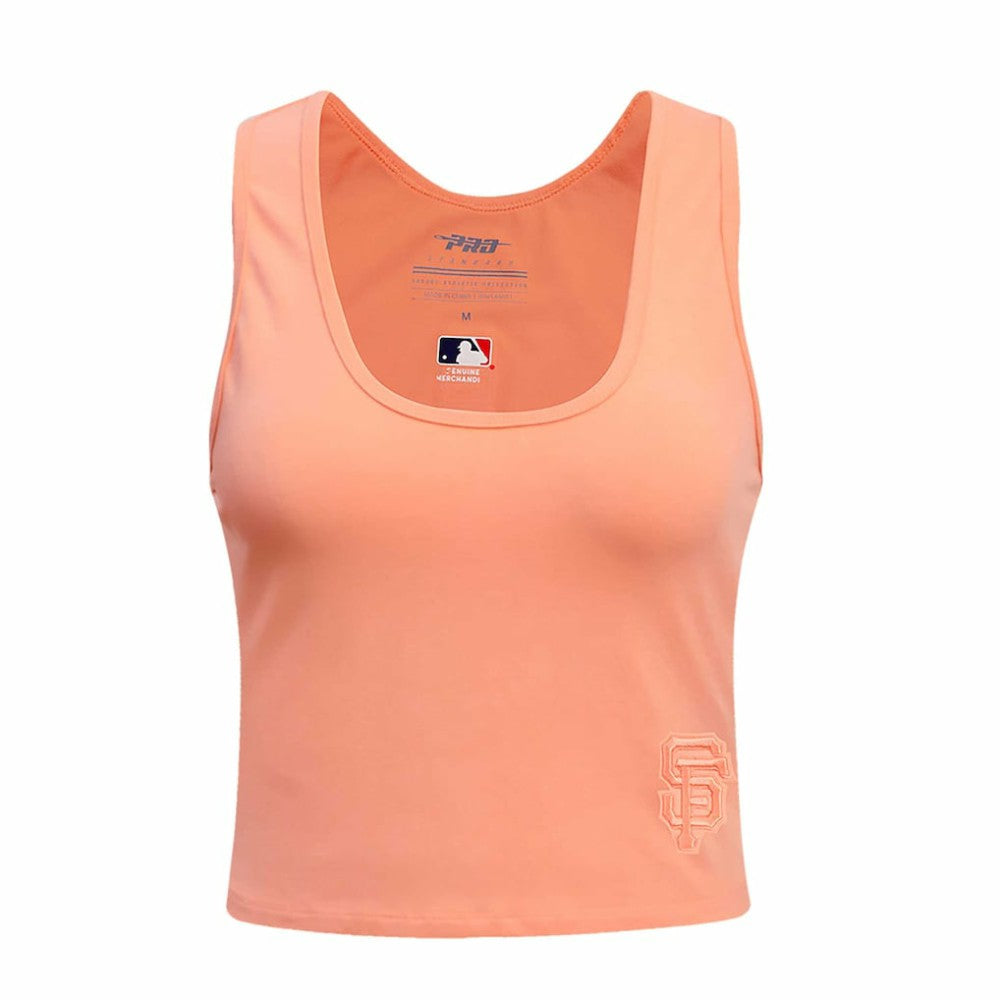 San Francisco Giants Pro Standard Women's Neutral Fitted Racerback Tank Top - MLB