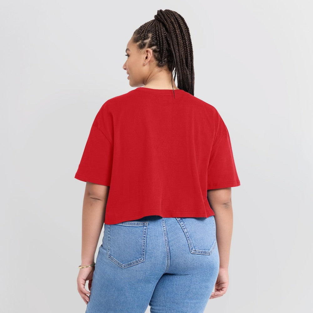 St. Louis Cardinals Fanatics Women's Elements Super Soft Boxy Cropped T-Shirt - MLB