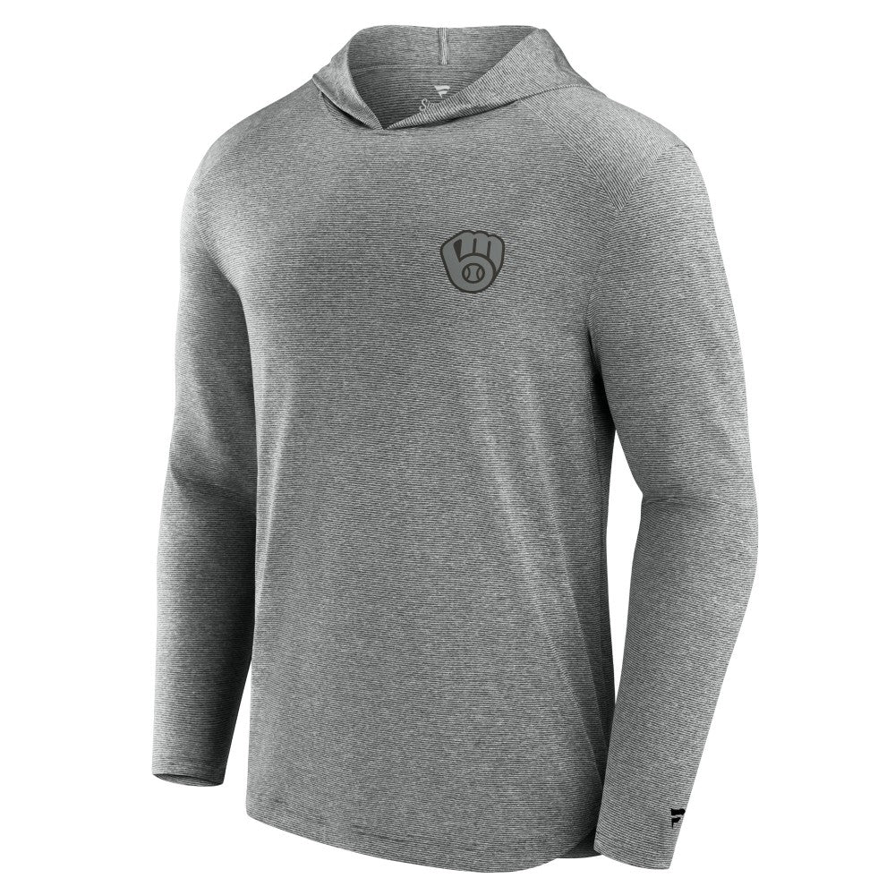 Milwaukee Brewers Fanatics Front Office Tech Lightweight Hoodie T-Shirt - MLB