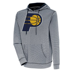 Indiana Pacers Antigua Axe Bunker Tri-Blend Pullover Hoodie Navy - NBA