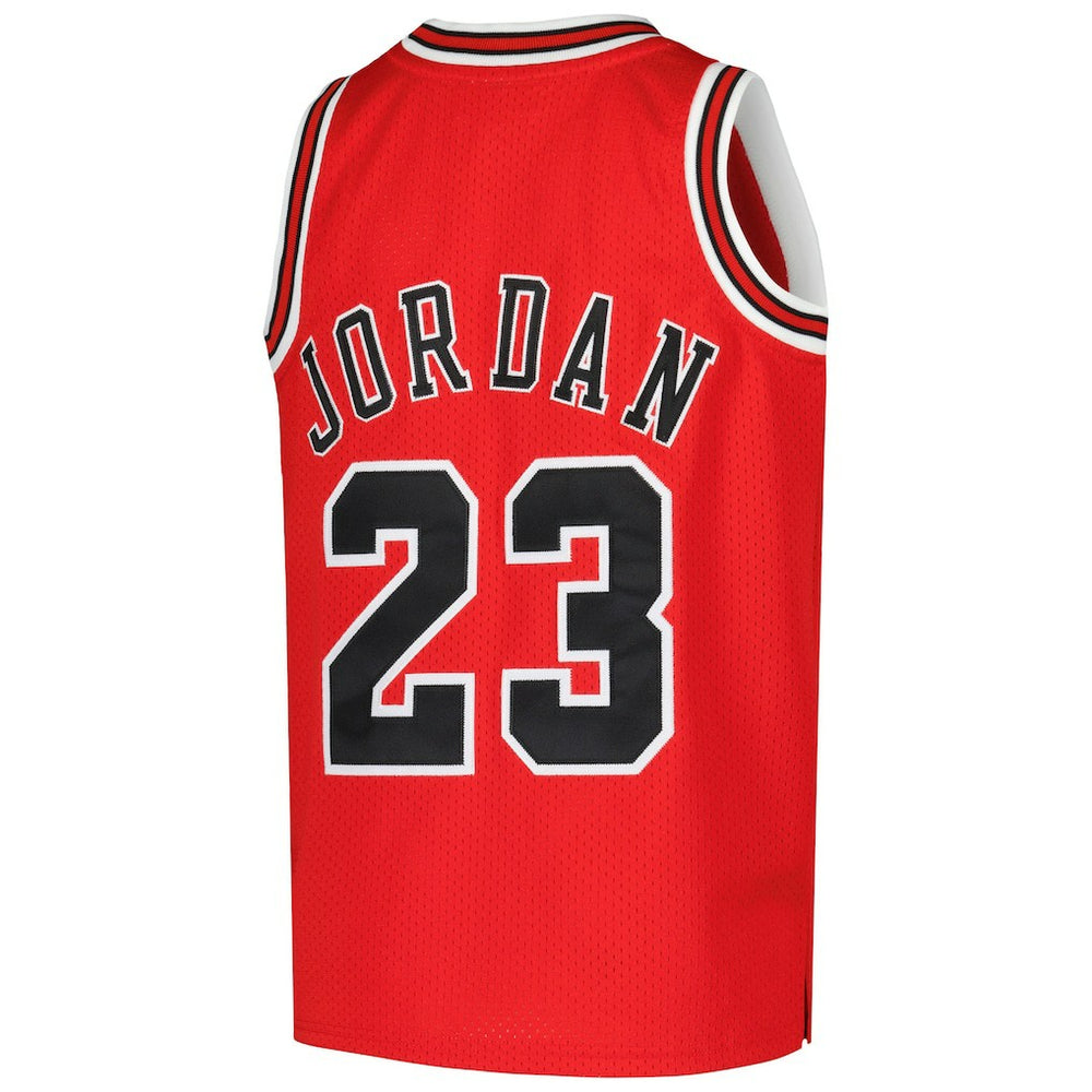 Michael Jordan Chicago Bulls Youth Hardwood Classics 1997/98 Authentic Jersey Red - NBA