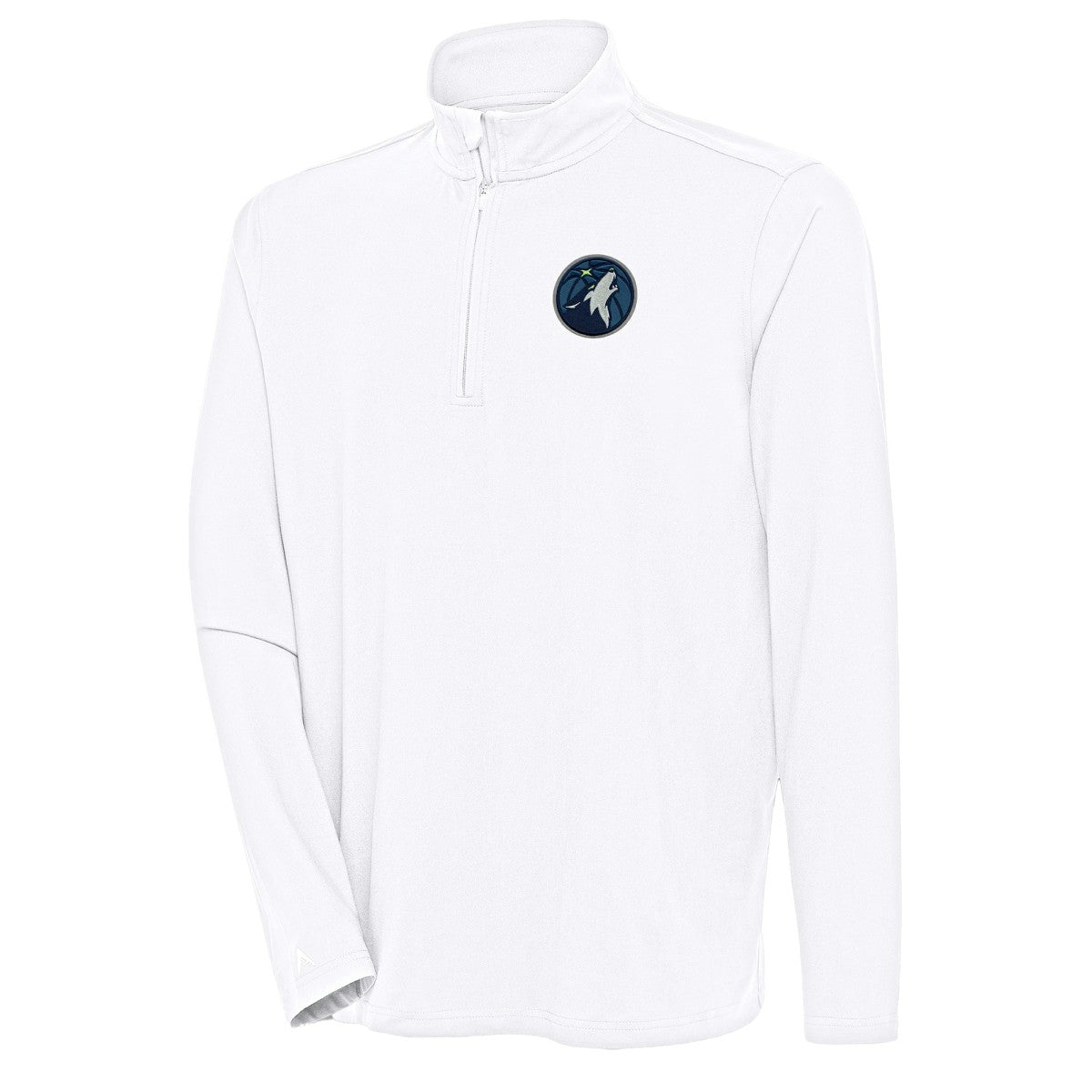 Minnesota Timberwolves Antigua Hunk Quarter-Zip Pullover Top White - NBA