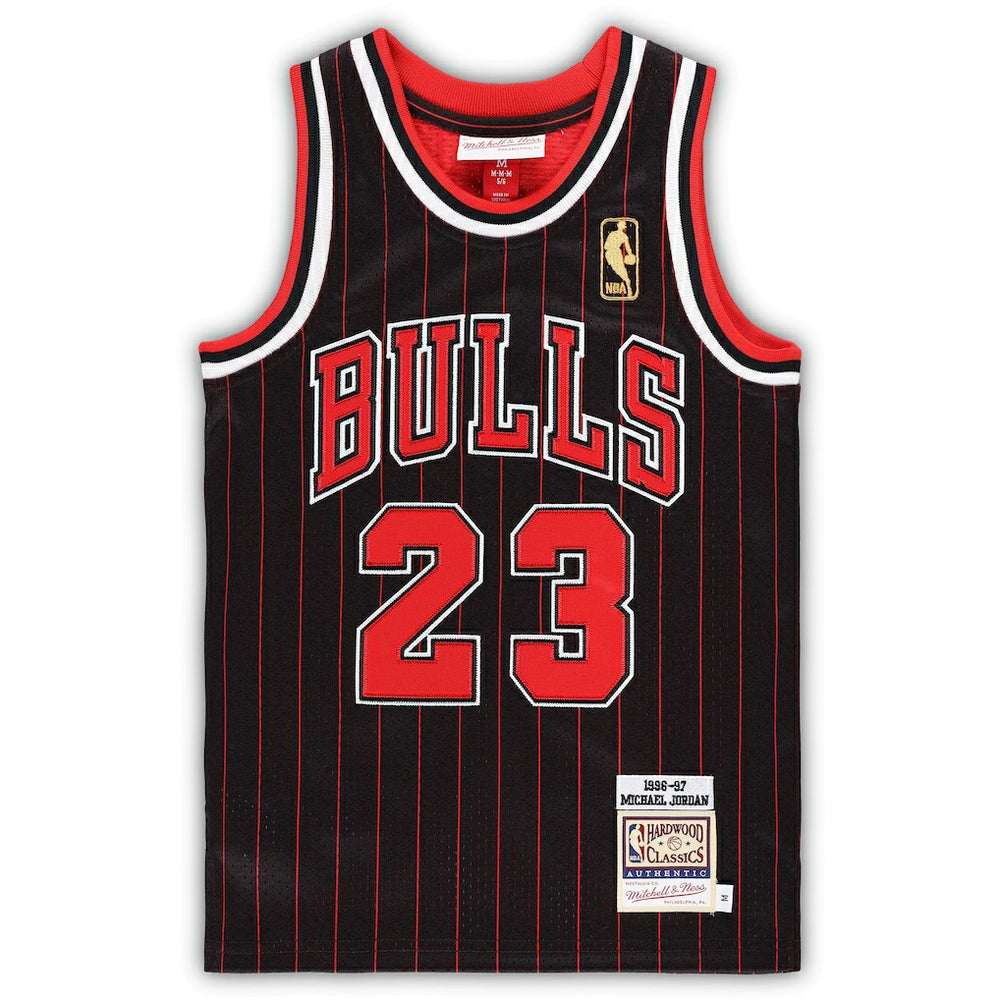 Michael Jordan Chicago Bulls Preschool 1996/97 Hardwood Classics Authentic Jersey Black - NBA