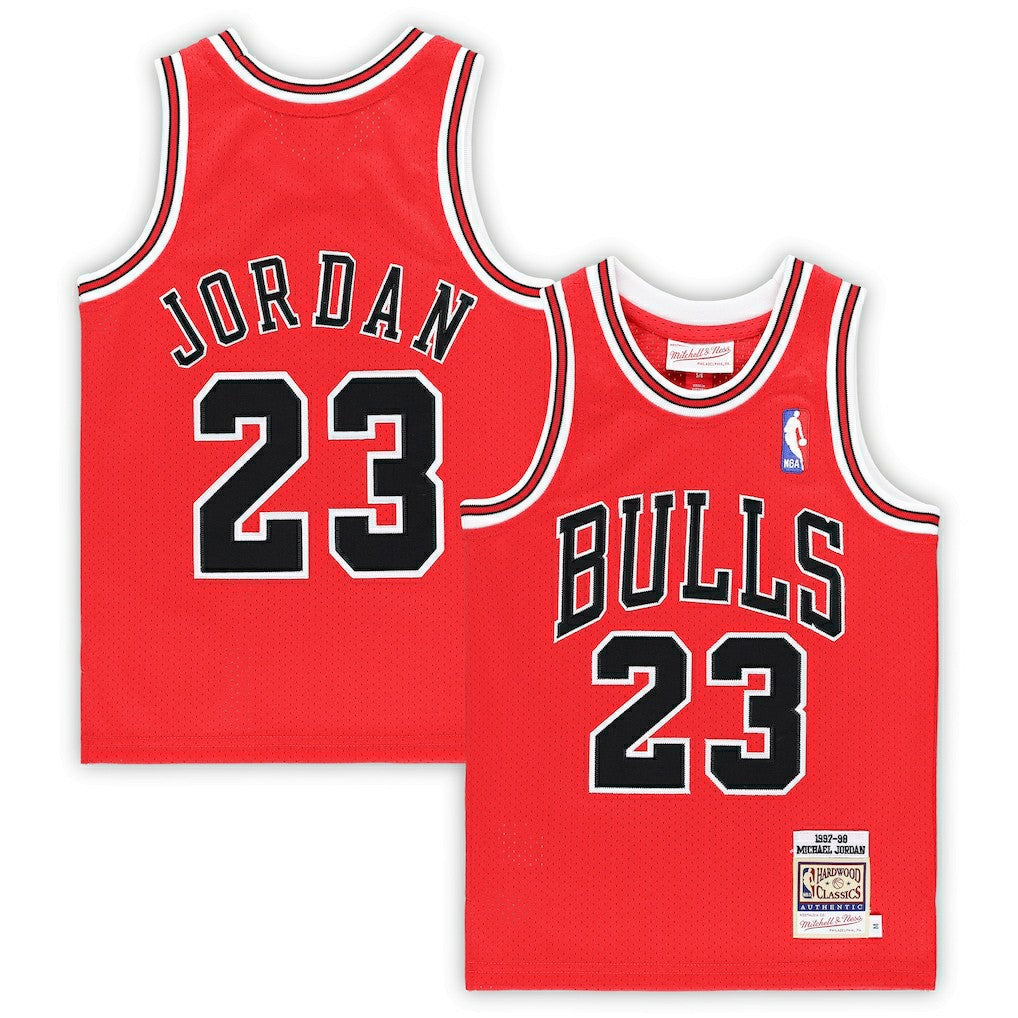 Michael Jordan Chicago Bulls Preschool 1997/98 Hardwood Classics Authentic Jersey Red - NBA