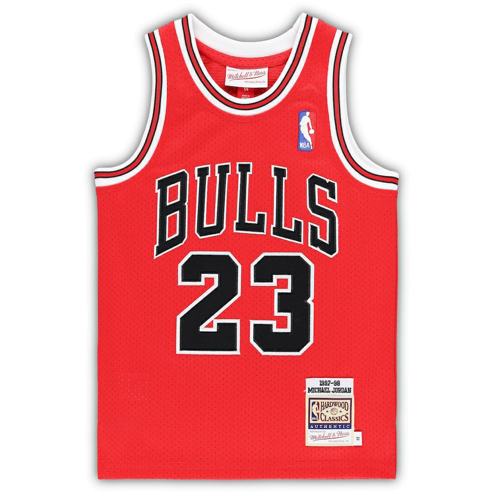Michael Jordan Chicago Bulls Preschool 1997/98 Hardwood Classics Authentic Jersey Red - NBA