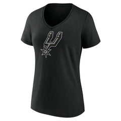 Victor Wembanyama San Antonio Spurs Women's Playmaker Name & Number V-Neck T-Shirt Black - NBA