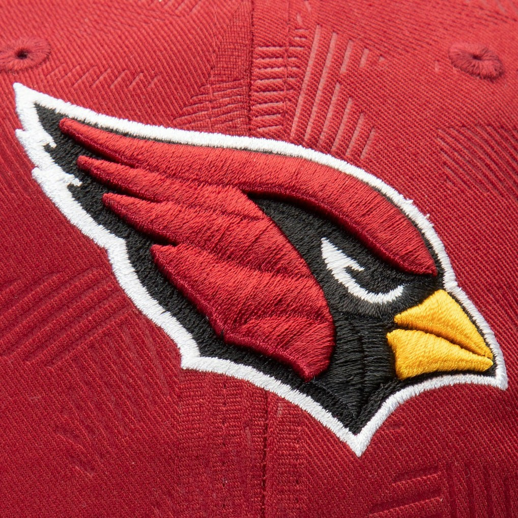 Arizona Cardinals Iconic Defender Trucker Adjustable Hat Cardinal/White | Fanatics