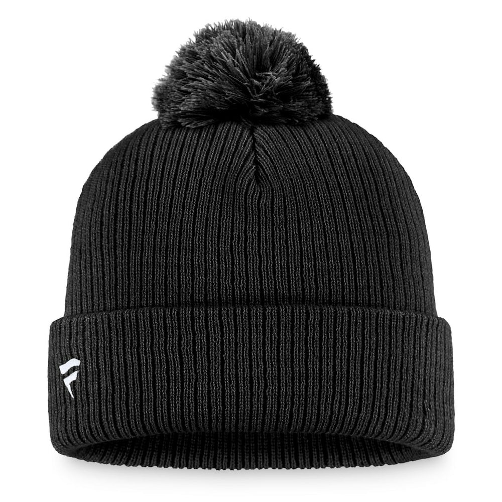 New Orleans Saints Women's Logo Cuffed Knit Hat with Pom Black | Fanatics
