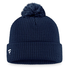 Tennessee Titans Women's Logo Cuffed Knit Hat with Pom Navy | Fanatics