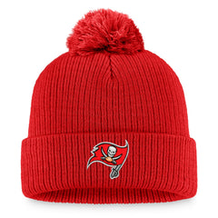 Tampa Bay Buccaneers Women's Logo Cuffed Knit Hat with Pom Cardinal | Fanatics