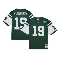 Keyshawn Johnson New York Jets Legacy Replica Jersey Green | Mitchell & Ness