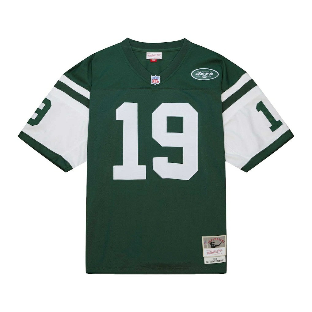 Keyshawn Johnson New York Jets Legacy Replica Jersey Green | Mitchell & Ness