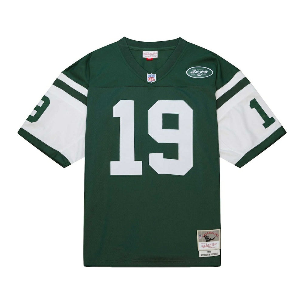 Keyshawn Johnson New York Jets Legacy Replica Jersey Green | Mitchell & Ness