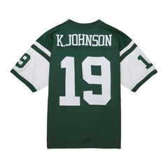 Keyshawn Johnson New York Jets Legacy Replica Jersey Green | Mitchell & Ness