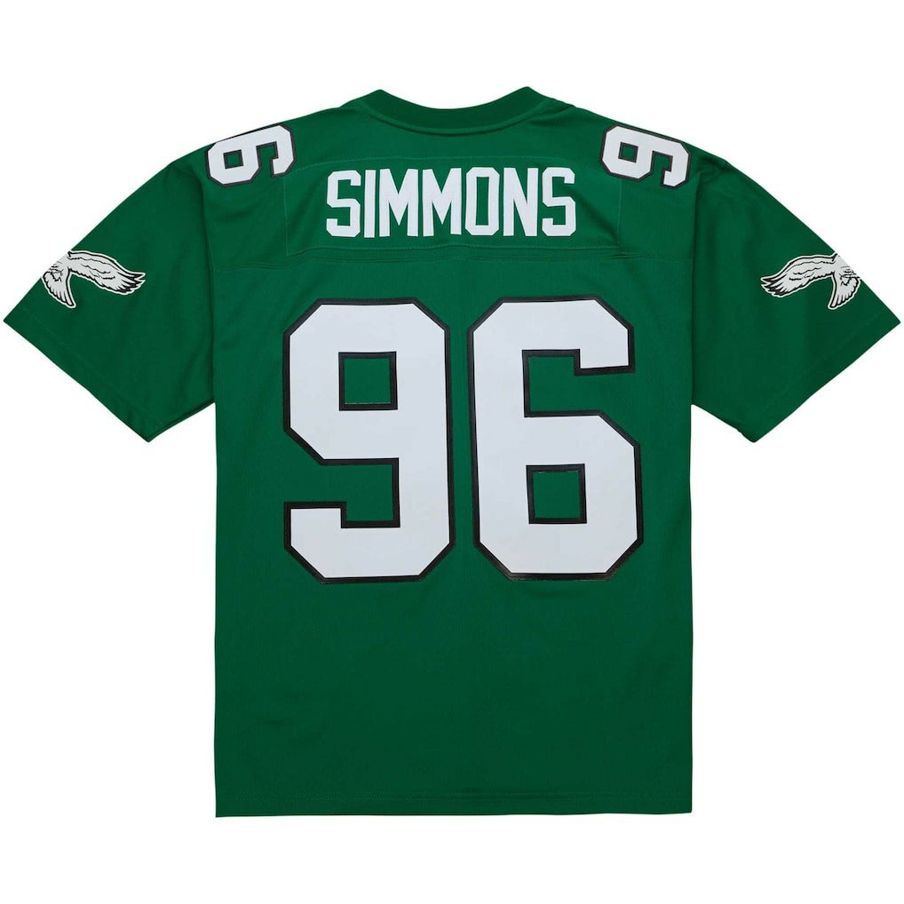 Clyde Simmons Philadelphia Eagles Legacy Replica Jersey Kelly Green | Mitchell & Ness