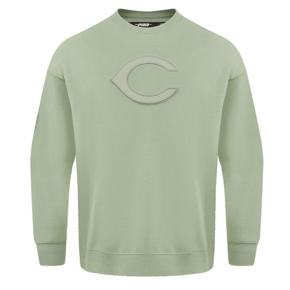Cincinnati Reds Pro Standard Neutral Drop Shoulder Pullover Sweatshirt - MLB