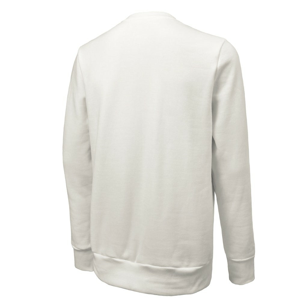Atlanta Falcons Majestic Threads Unisex Sundays Block Letter Crewneck Pullover Sweatshirt White | NFL