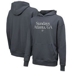 Atlanta Falcons Majestic Threads Unisex Sundays Pullover Hoodie Gray | NFL
