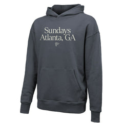 Atlanta Falcons Majestic Threads Unisex Sundays Pullover Hoodie Gray | NFL
