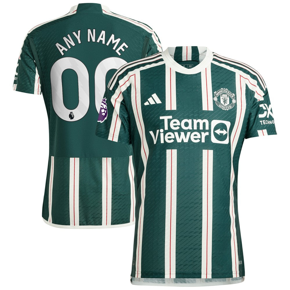 Manchester United 2023/24 Away Custom Jersey Green | Adidas Sale