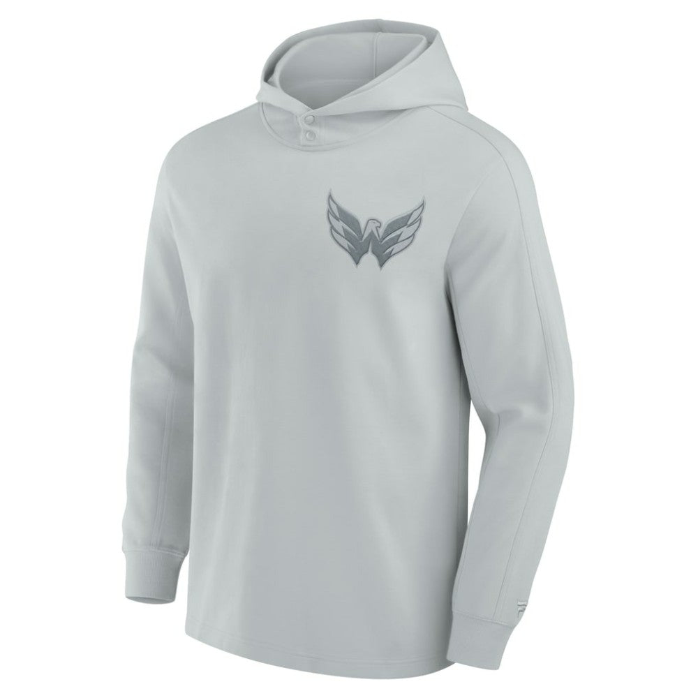 Washington Capitals Fanatics Elements Lightweight Tri-Blend Fleece Hoodie - Gray - NHL