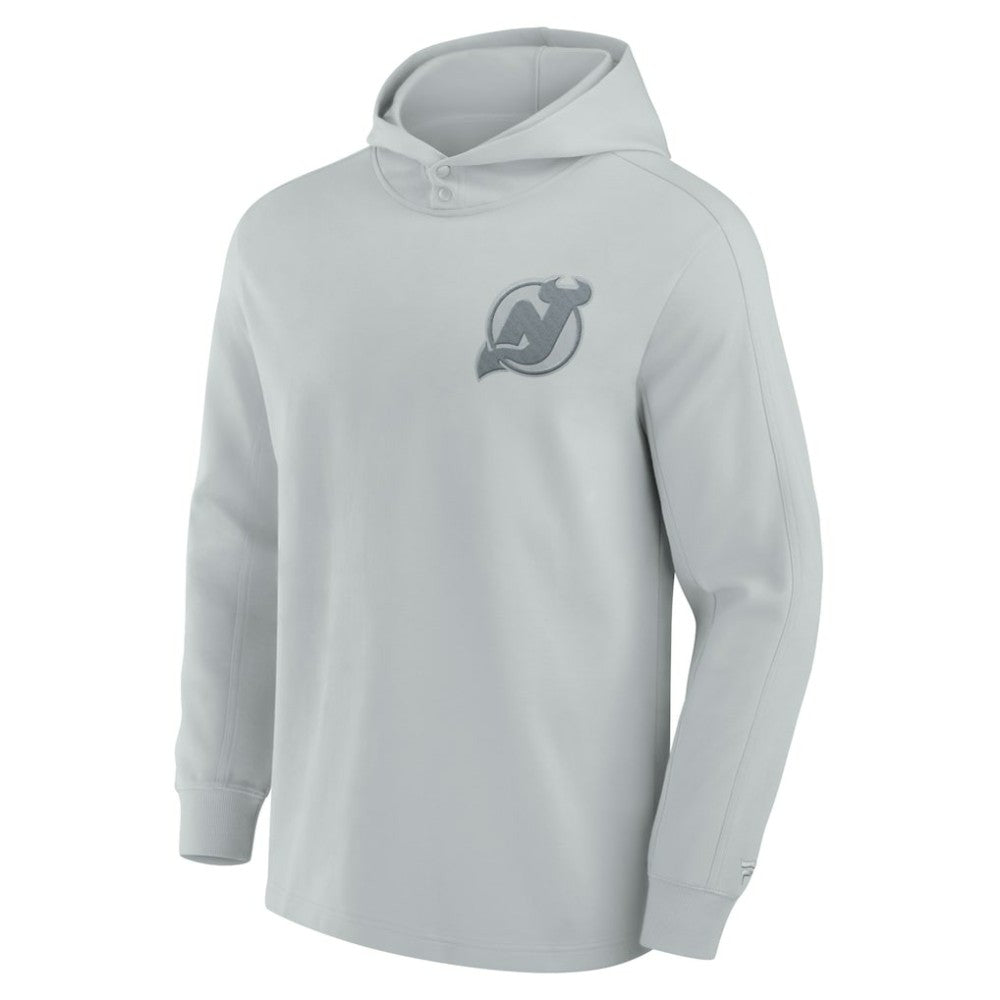 New Jersey Devils Fanatics Elements Lightweight Tri-Blend Fleece Hoodie - Gray - NHL