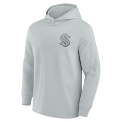 Seattle Kraken Fanatics Elements Lightweight Tri-Blend Fleece Hoodie - Gray - NHL