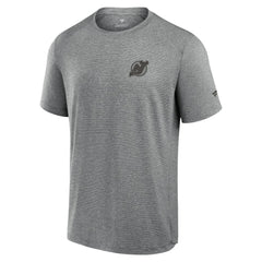 New Jersey Devils Fanatics Front Office Tech T-Shirt - Black - NHL