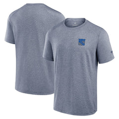 New York Rangers Fanatics Front Office Tech T-Shirt - Navy - NHL
