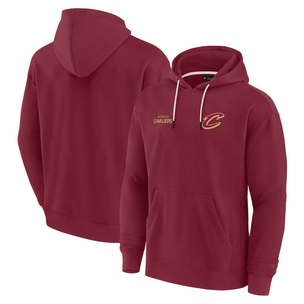 Cleveland Cavaliers Unisex Elements Super Soft Fleece Pullover Hoodie Wine - NBA