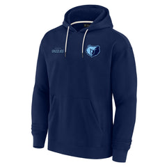 Memphis Grizzlies Unisex Elements Super Soft Fleece Pullover Hoodie Navy - NBA