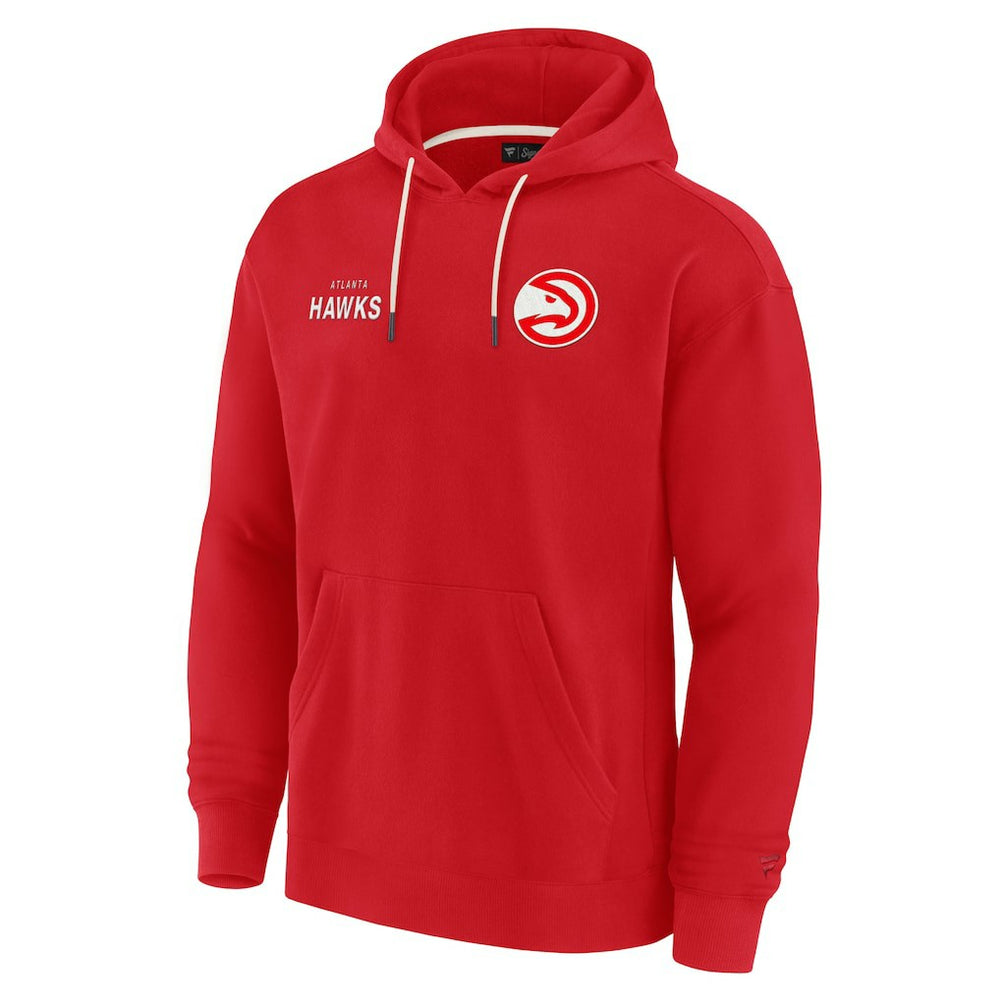 Atlanta Hawks Unisex Elements Super Soft Fleece Pullover Hoodie Red - NBA