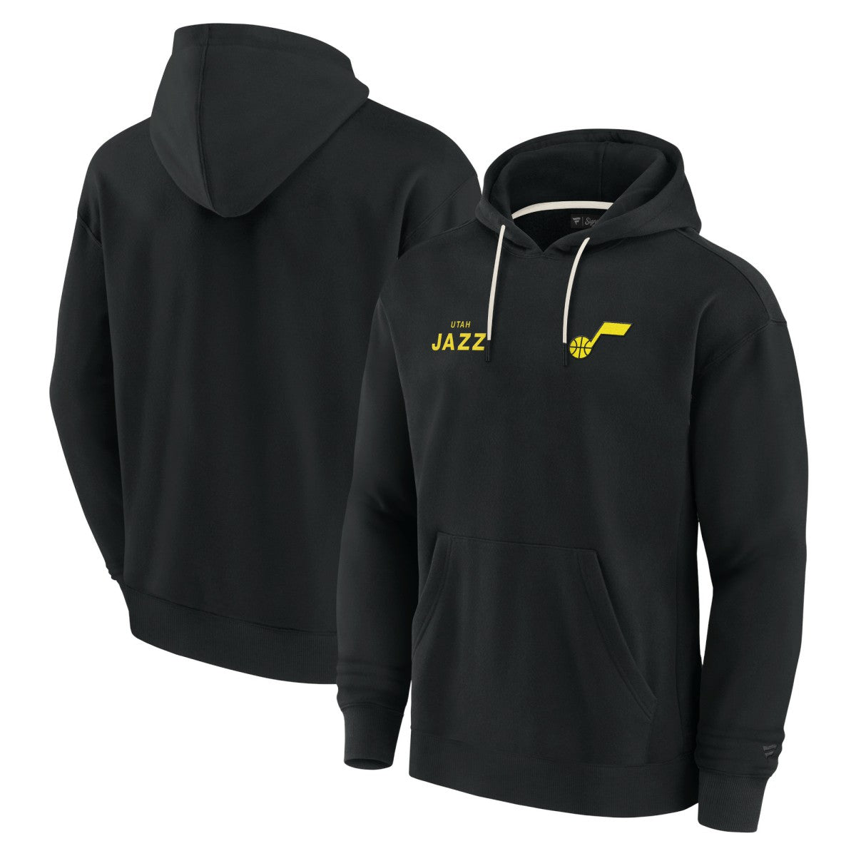 Utah Jazz Unisex Elements Super Soft Fleece Pullover Hoodie Black - NBA