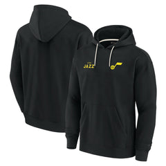 Utah Jazz Unisex Elements Super Soft Fleece Pullover Hoodie Black - NBA