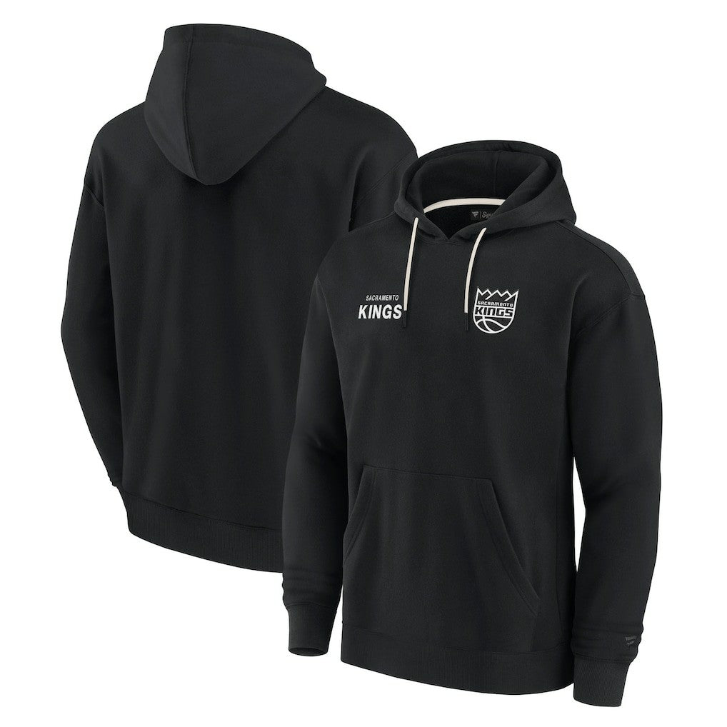 Sacramento Kings Unisex Elements Super Soft Fleece Pullover Hoodie Black - NBA