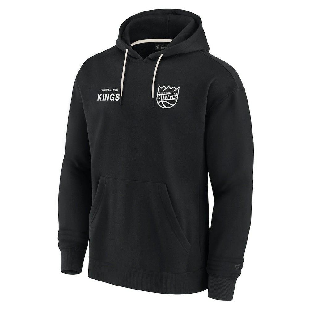 Sacramento Kings Unisex Elements Super Soft Fleece Pullover Hoodie Black - NBA