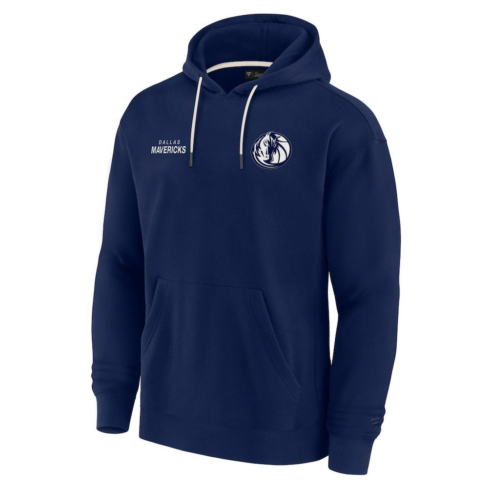 Dallas Mavericks Unisex Elements Super Soft Fleece Pullover Hoodie Navy - NBA