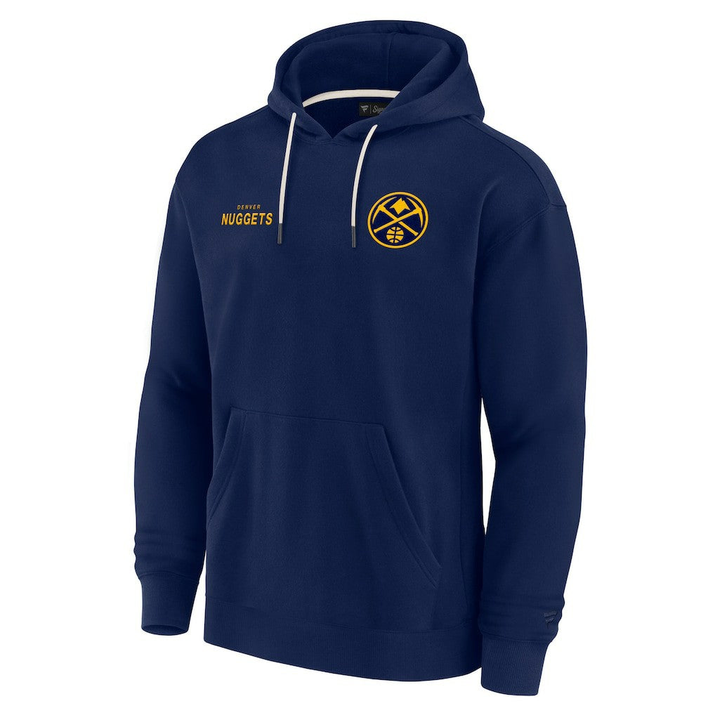 Denver Nuggets Unisex Elements Super Soft Fleece Pullover Hoodie Navy - NBA