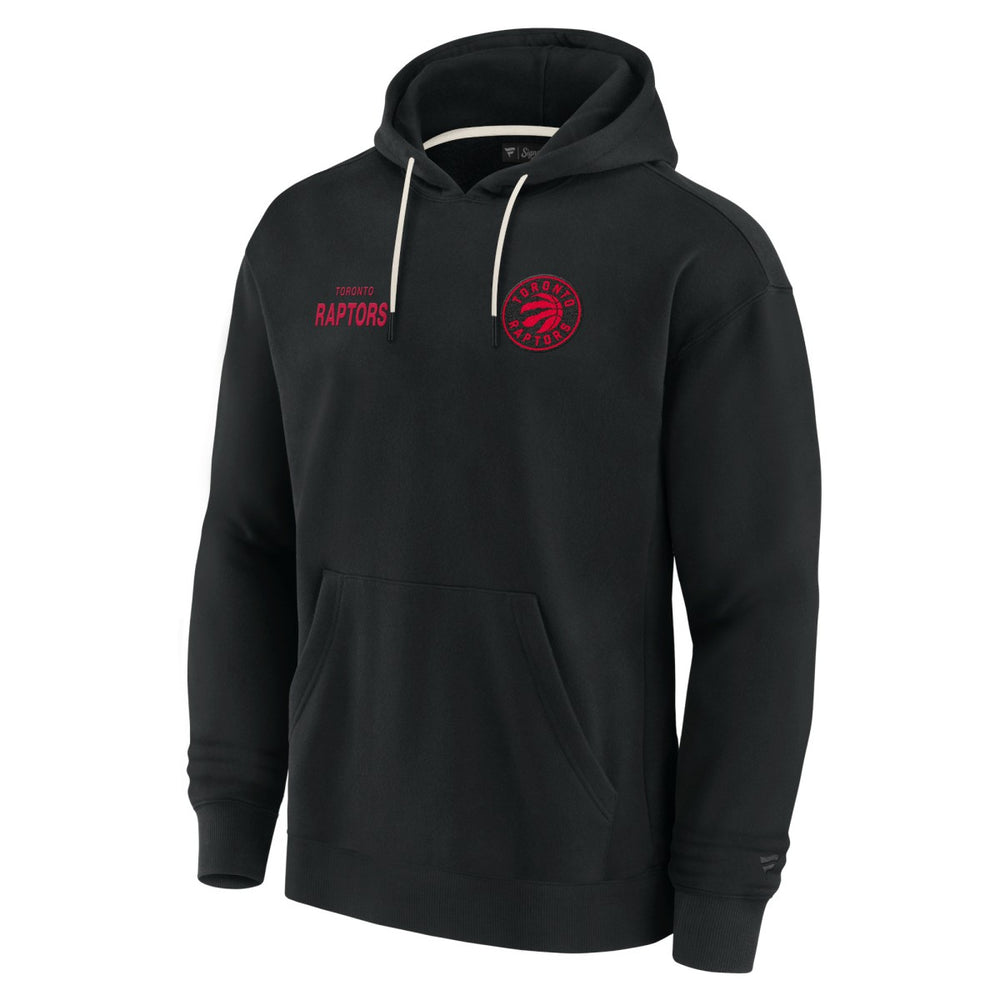 Toronto Raptors Unisex Elements Super Soft Fleece Pullover Hoodie Black - NBA
